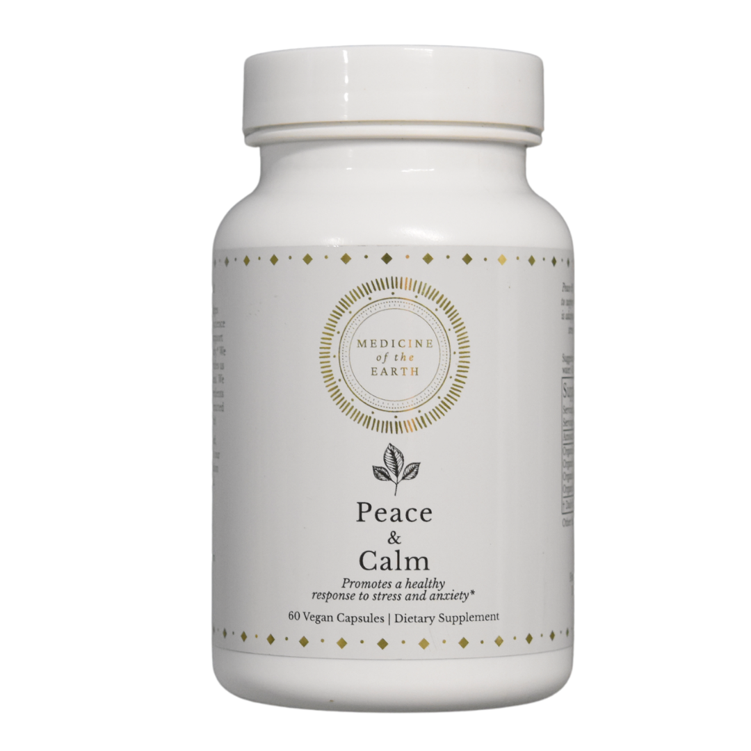 Peace & Calm: A Natural Stress & Anxiety Relief Supplement – Medicine of  the Earth